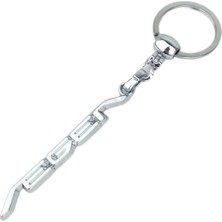 Gardenauto Egea Logolu Metal Otomobil Anahtarlığı - Krom Kaplamalı