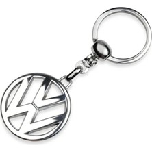 Gardenauto Volkswagen Logolu Metal Otomobil Anahtarlığı Gümüş Renktir Siyah Değildir!
