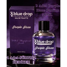 Blue Drop X2 Adet Purple Haze Premium Erkek Parfümü 50 ml – Kırmızı Meyvelerin Canlı Enerjisi, Temiz Miskin Zarif Dokunuşu, Sıcak Karamel Bitişi. Canlılığın Gücü. Karizmanın Imzası