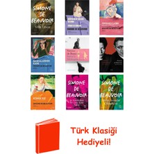 Everest Yayınları Simone De Beauvoir 9 Kitap Seti + Türk Klasiği Hediye