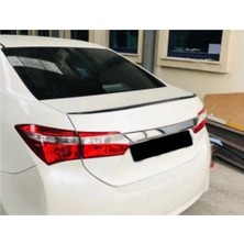 Gardenauto Spoiler Toyota Corolla 2013+BAGAJ Üzeri Çıta Spoiler Pianoblack Parlak Siyah Çift Taraflı Bantlı 120