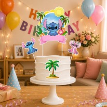 Parti Show Lilo ve Stitch Pasta Süsü 4'lü Set