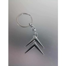 Gardenauto Citroen Berlingo 2008-2018 Anahtarlık Metal 3D Krom Araba Anahtarlığı
