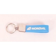 Gardenauto Mondial Silikon Anahtarlık Mondial Motosiklet Anatarlığı Mavi Renk Yüksek Kaliteli Şık