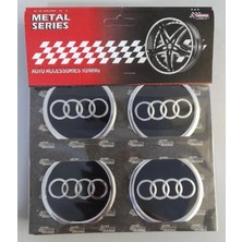 Gardenauto Audi Alüminyum Yapıştırma Jant Göbeği 4 Lü 60MM