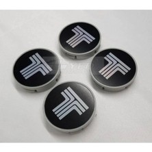 Gardenauto Jant Göbeği Tofaş 58/55 55MM Yuva 4'lü Set T Logolu Alü.