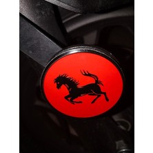 Gardenauto Dnc-Pcx Dio Reflektör Logo Kırmızı Yuvarlak 2 Adet