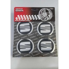 Gardenauto Seat Alüminyum Yapıştırma Jant Göbeği 4'lü 60MM