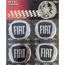 Gardenauto Fiat Alüminyum Yapıştırma Jant Göbeği 4 Lü 60MM