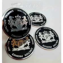 Gardenauto Junction Produce Jant Göbeği Arması 60MM Alüminyum Siyah 4 Lü Set