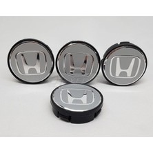 Gardenauto Jant Göbeği Honda 58/55 55MM Yuva 4'lü Set Silver