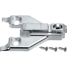 Mucize Blum 175L6630.22 3 mm Yüz Çerçevesi Adaptör Plakası, Ayarlanabilir Yükseklik, Orta Montaj, Vidalı (4'lü)