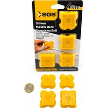 Sgs Derz Çekme Aparatı Silikon Mastik 4lü Set