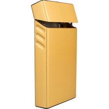 Gardenauto Uzun Slim Gold Metal Sigara Kutusu