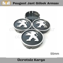 Gardenauto Peugeot Jant Göbek Arması 55MM