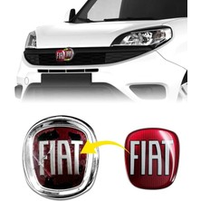 Gardenauto Fiat Doblo / Fiorino Logo Seti Siyah Fiat Logo Direksiyon Panjur Bagaj Arma