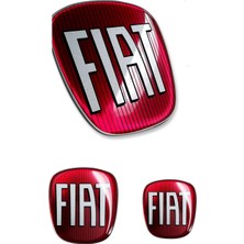 Gardenauto Fiat Egea Cross Logo Seti Logo Direksiyon ve Bagaj Arma (Diğer Araç Modellerine Uymaz)