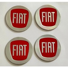 Gardenauto Fiat Kırmızı 60 mm Jant Arması