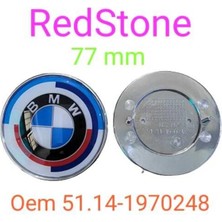 Gardenauto 5 Kasa Bmw Bagaj Arması 77MM Bmw F10 Bagaj Arma , Bmw Bagaj Logo 50. Yıl
