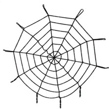 Hace Bazaar Halloween Cadılar Bayramı Örümcek Ağ Dekor Siyah