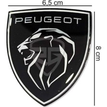 Gardenauto Yeni Peugeot Logo  Uyumlu 3D Arma Amblem