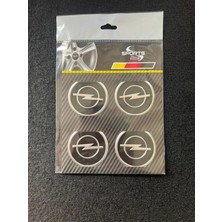 Gardenauto Opel Jant Sticker, 6 cm Jant Göbek Sticker,