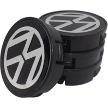 Gardenauto Jant Göbeği Volkswagen 58/55 (55MM Yuva) 4'lü Set Siyah