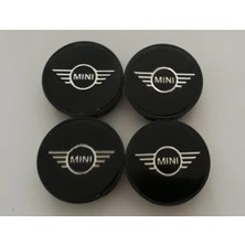 Gardenauto Jant Göbeği Mini Cooper 58/55 55 mm Yuva 4'lü Set Siyah