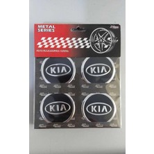 Gardenauto Kia Alüminyum Yapıştırma Jant Göbeği 4'lü 60MM