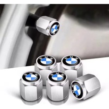 Gardenauto 4 Adet Metal Kaplama Bmw Logolu Sibop Kapak