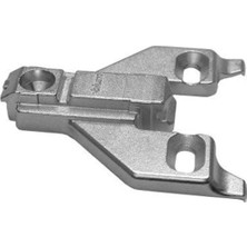 Mucize Blum 175L6600.22X2S 0 mm Döküm Vida, Yüz Çerçevesi Montaj Plakası, Nikel Kaplama (2'li Paket)