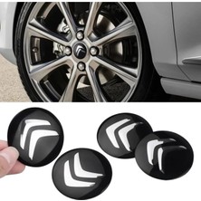 Gardenauto Cıtroen Logolu 56 mm Jant Göbek Stıcker