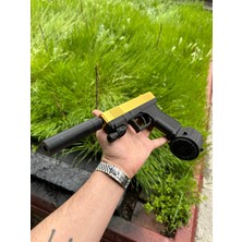 Szd Design Tambur Hazneli Glock 19 Dekoratif Maket Oyuncak Silah