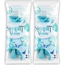 Kullan At Traş Bıçağı Simple Venüs 2X2LI Poşet