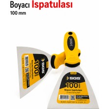 Sgs Spatula 10 cm Boyacı Sıvacı Ispatulası Paslanmaz Çelik 1 Adet