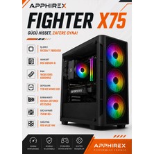 Apphirex Fıghter X75 Ryzen 7 7800X3D 16GB Ddr5 Ram 1tb M.2 SSD RTX5060 Masaüstü Oyuncu Bilgisayar
