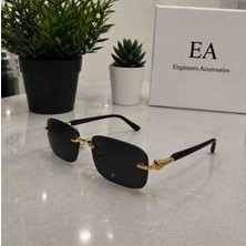 Engineer's Accessories Erkek Çerçevesiz Güneş Gözlüğü Siyah
