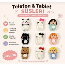 Duruzone Figürlü Telefon Süsü Yapışkanlı Tablet Vs Aksesuar 2 adet