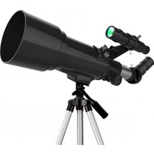 Hace Bazaar 400 x 70 mm Açıklıklı Refrakter Teleskoplar 15X - 150X Telefon Adaptörlü Reflex