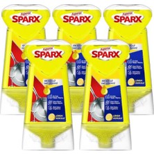 Asperox Sparx Diamond Plus 650 ml Limon Sıvı Bulaşık Deterjanı (5 Adet)