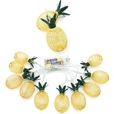 Hace Bazaar 2m 10 LED Pilli 2 Kademeli Ananas LED Işık MZ6200-251