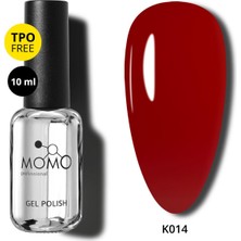 Momo Professional Kalıcı Oje K014, Açık Vişne Çürüğü, 10 ml