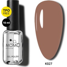Momo Professional Kalıcı Oje K027, Sütlü Çikolata, 10 ml
