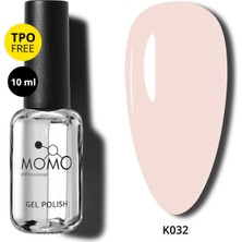 Momo Professional Kalıcı Oje K032, Açık Pudra, 10 ml