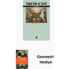 Ayrıntı Yayınları Doğal Hak ve Tarih + Geometri Hediye