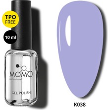Momo Professional Kalıcı Oje K038, Lila, 10 ml