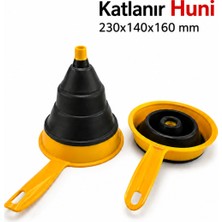 Sgs Katlanabilir Huni Silikon Motosiklet, Araba, Karavan, Jenaratör Yağ Benzin Hunisi 1 Adet