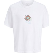 Jack & Jones Jorcotedazur Mosaıc Tee Ss Cn