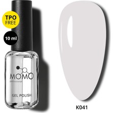 Momo Professional Kalıcı Oje K041, Kar Beyazı, 10 ml