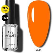 Momo Professional Kalıcı Oje K066, Turuncu, 10 ml